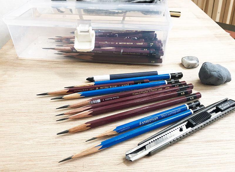デッサン用鉛筆のおすすめは 大人の絵画教室 ウニアトリエ